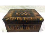 Large inlaid Tunbridge Wells box