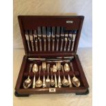 Canteen of plated cutlery – 58 pieces