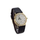 Fine Breguet 649 18ct gentleman's wristwatch, circular engine turned silvered dial with Roman