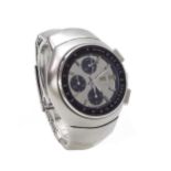 Omega Chronometer Speedsonic f300Hz stainless steel chronograph gentleman's bracelet watch, circa