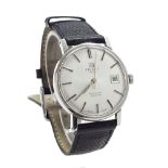 Tissot Seastar automatic stainless steel gentleman's wristwatch, the circular silvered dial with