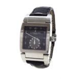 De Grisogono Instrumento stainless steel automatic gentleman's wristwatch, ref. Uno/DF, the black