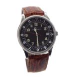 Eterna-Matic Les Historiques Airforce 1 stainless steel gentleman's wristwatch, ref. 8405.41, no.