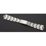 Rolex Oyster stainless steel bracelet, 17mm, 5.5" long (a.f)