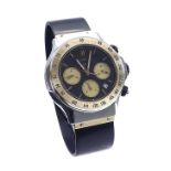 Hublot MDM Super B rose gold and stainless steel chronograph gentleman's wristwatch, ref. 1920.7,
