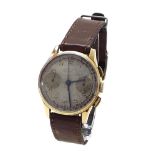 Breitling Premiere 18k chronograph gentleman's wristwatch, ref. 789, ser. no. 670630, the silvered