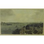 J* C* Stadler after J* Farington - 'View of London from Lambeth', colour aquatint print published