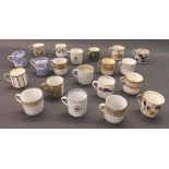 Collection of twenty assorted coffee cans, principally English early 19th century (20) (some