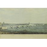 A* Pugin after William Findlater - 'The Opening of the Waterloo Bridge on 18th June 1817',