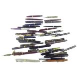 Pens - collection of fountain pens, pencils, etc (35 approx)