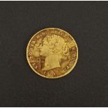 Australia Sydney Mint 1870 One Sovereign, 8gm