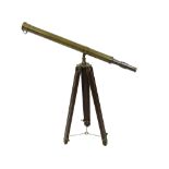 Modern telescope on stand