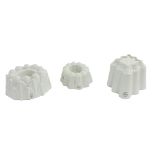 Three Shelley porcelain jelly moulds (3)