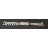 Rolex jubilee lady's stainless steel bracelet, 13mm, 6" long