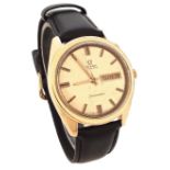 Omega Seamaster automatic gold capped stainless steel gentleman's wristwatch, circa 1969, circular