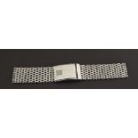 Omega diver's mesh watch bracelet, no. 1380/237, 20mm, 6" long