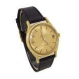 Omega Constellation Chronometer automatic 18ct gentleman's wristwatch, circa 1963, the gilt circular