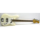 Vox / JMI symphonic B207 bass guitar, circa early 1960s, white finish with marks and blemishes,