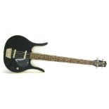 Danelectro Long Horn Pro Model bass guitar, ser. no. 33618, matt black finish with some marks and