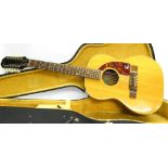Epiphone FT85 Serenader twelve string acoustic guitar, made in USA, circa 1964, ser. no. 231709,
