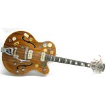 Guild Duane Eddy 400 electric guitar, made in USA, circa 1963, ser. no. 24127, stripped finish
