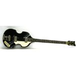 Hofner Contemporary series CT500/1 violin bass guitar, black finish, some light surface wear,