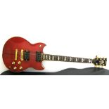 Yamaha SG1500 electric guitar made in Japan, circa 1982, ser. no. 071649, red finish with some marks