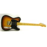 Fender JD Jerry Donahue Telecaster electric guitar, made in Japan, sunburst finish, small blemish on