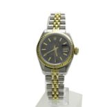 (V579QK) Rolex Oyster Perpetual Datejust steel and gold lady's bracelet watch, ref. 69173, ser.