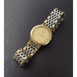 (W8GKGT) Omega De Ville gold plated lady's bracelet watch, ref. 795 0897.2, the gilt dial with baton