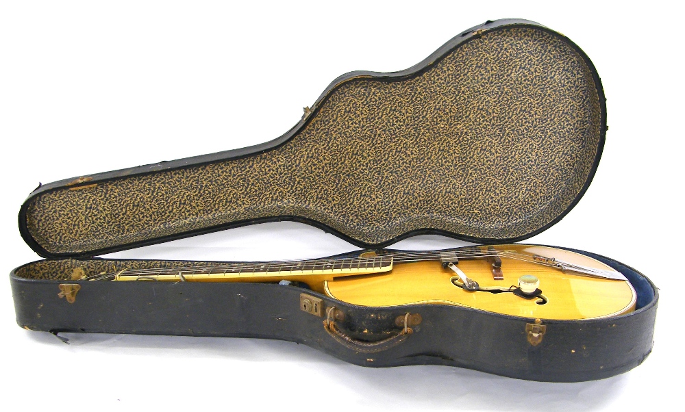 Hofner President archtop acoustic guitar, possibly a prototype model, circa 1953, ser. no. 1508 ( - Image 4 of 5