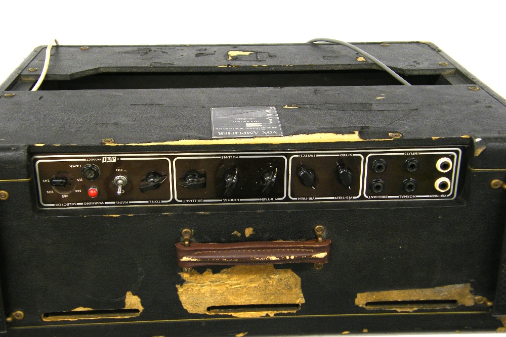 1964 Vox AC30 guitar amplifier, ser. no. 10627N, copper control panel, brown lattice grille cloth, - Image 2 of 4