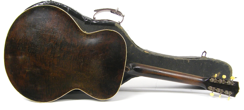 1929 Gibson L4 acoustic guitar, made in USA, ser. no. 88436, sunburst finish with typical signs of - Image 2 of 2