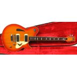 1970s Framus Nashville electric guitar, made in Germany, amber burst finish with some mild