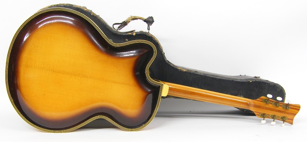 Roger Super cutaway archtop guitar, rare early production top of the line model, made in Germany, - Image 2 of 2