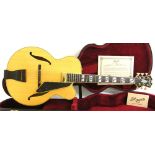 2006 D'Aquisto New Yorker DQ-NYE-JR N electric archtop guitar, ser. no. 607068, natural finish,