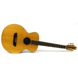 David Hodson Deco Echo acoustic guitar, completed August 2005, number 2 of 2 made, Ritter semi-