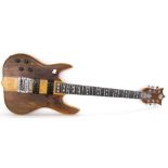 Ken Smith custom left-handed electric guitar (currently set up for right-handed play), ser. no. 164,