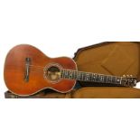2008 Washburn R314KK small bodied acoustic guitar, limited no. 38/250, made in Indonesia, antique