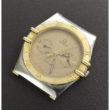 Omega Constellation stainless steel and gold gentleman's bracelet watch head, ref. 3980869, no.