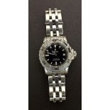 Tudor Princess Date Hydronaut stainless steel lady's bracelet watch, ref. 99090P, no. 771291, 29mm