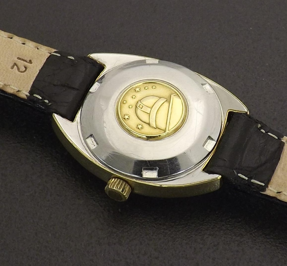 Omega Constellation Chronometer automatic gold plated lady's wristwatch, circa 1968, circular gilt - Image 2 of 2