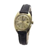 Omega Constellation Chronometer automatic gold plated lady's wristwatch, circa 1968, circular gilt