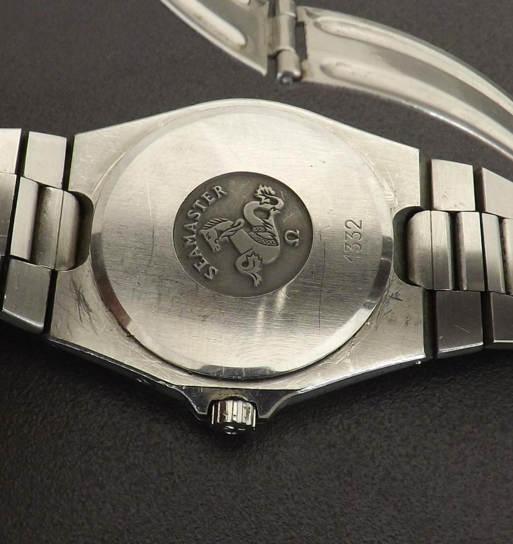 (PYQ4QM) Omega Seamaster 120m Quartz stainless steel gentleman's bracelet watch, ref. 196.02O9/396. - Image 2 of 2