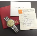 Omega Seamaster De Ville automatic stainless steel gentleman's bracelet watch, circa 1967, ref.