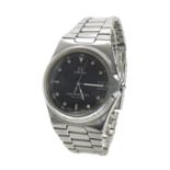 (PYQ4QM) Omega Seamaster 120m Quartz stainless steel gentleman's bracelet watch, ref. 196.02O9/396.