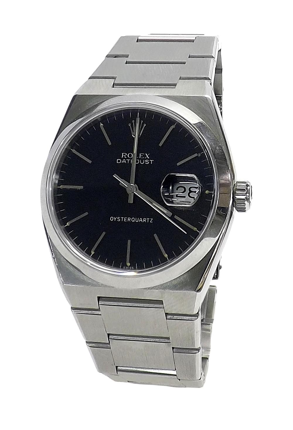 Rolex Datejust Oysterquartz stainless steel gentleman's bracelet watch, ref. 17000, ser. no. - Image 2 of 9