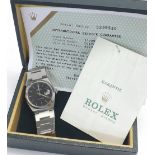 Rolex Datejust Oysterquartz stainless steel gentleman's bracelet watch, ref. 17000, ser. no.