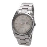 Rolex Oyster Perpetual Datejust stainless steel gentleman's bracelet watch, ref. 6605, ser. no.