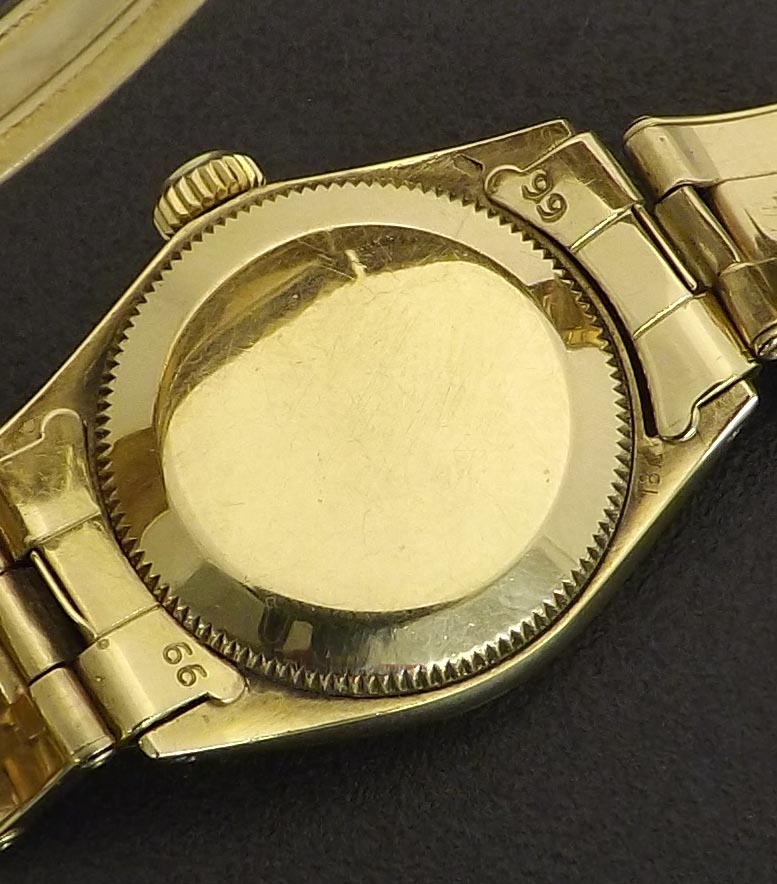 Rolex Oyster Perpetual Datejust 18ct lady's bracelet watch, ref. 6517, no. 2655xxx, circa 1982, - Image 2 of 3